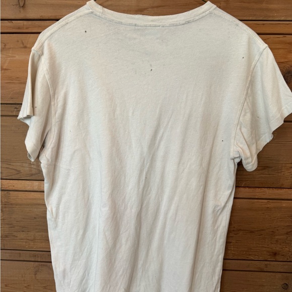 MadeWorn White Tee with Colorful Eagle Design - Picture 2 of 3